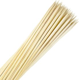 Bamboo Smores Sticks (50 Pcs), 17.5" Marshmallow Roasting Sticks for Fire Pit